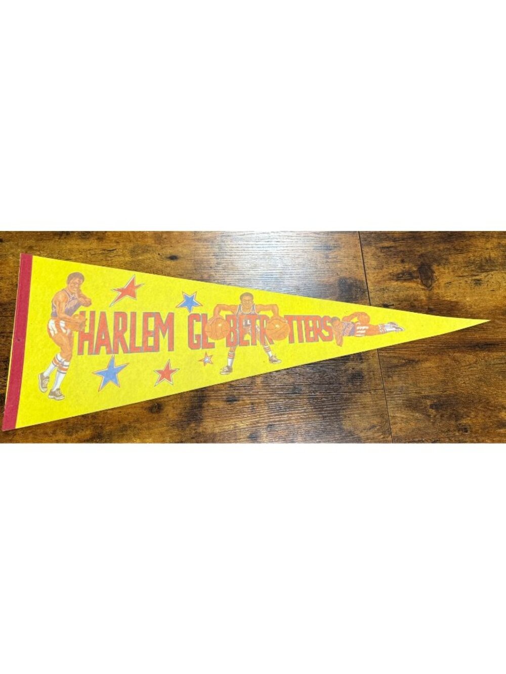 Vintage Harlem Globetrotters pennant